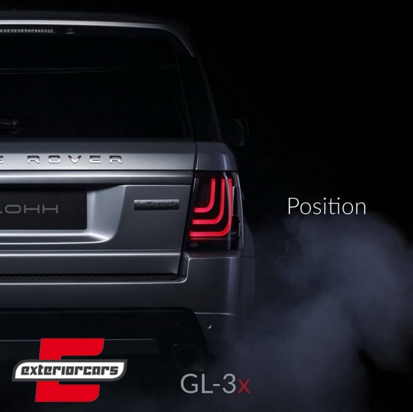 Glohh Full LED LightBar stražnja svjetla GL-3x Dynamic (smoke) / Range Rover Sport L320 (2005-2013), TLRRSL320FGS
