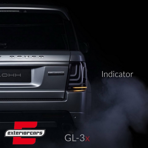 Glohh Full LED LightBar stražnja svjetla GL-3x Dynamic (smoke) / Range Rover Sport L320 (2005-2013), TLRRSL320FGS