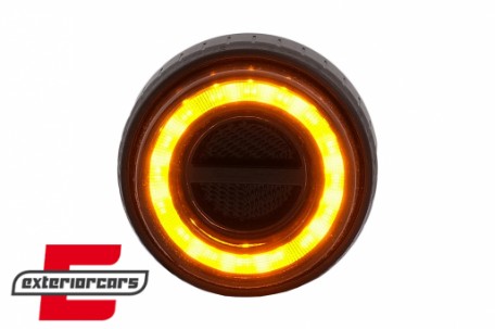 Glohh GL-2X full LED stražnja svjetla SEQ žmigavci (smoke) / Land Rover Defender L316 (1990-2016), TLLRDFL316GS