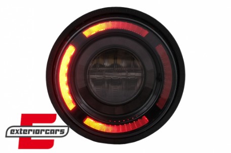 Glohh GL-2X full LED stražnja svjetla SEQ žmigavci (smoke) / Land Rover Defender L316 (1990-2016), TLLRDFL316GS