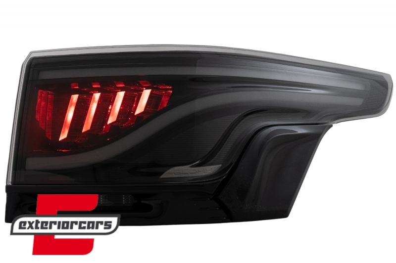 Glohh LED LightBar stražnja svjetla GL-5X (visoki sjaj smoke) / Range Rover Sport L494 (2013-2022), TLRRSL494GB