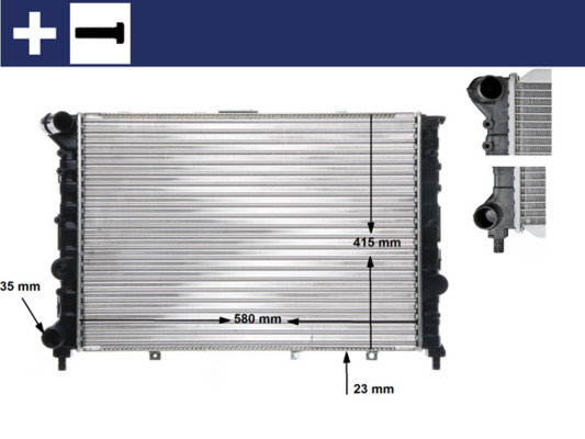 Hladnjak motora / Alfa Romeo 156 (1997-2006), 701-0001-R