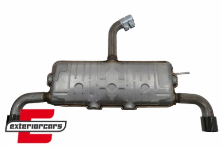 Ispušni sustav GTI dizajn (piano crna) / VW Golf 5 (2003-2007) Golf 6 (2008-2013), ESVWG5GTIPB