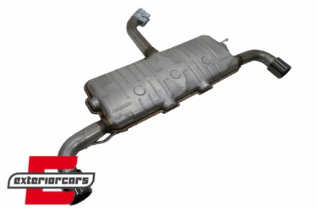Ispušni sustav GTI dizajn (piano crna) / VW Golf 5 (2003-2007) Golf 6 (2008-2013), ESVWG5GTIPB