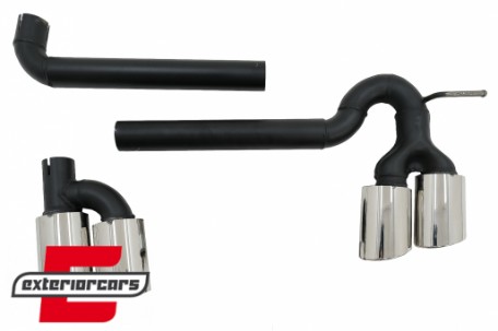 Ispušni sustav Sport dizajn (chrome) / Audi A3 8V Limuzina Cabrio (2012-2019), ESAUA38VRS
