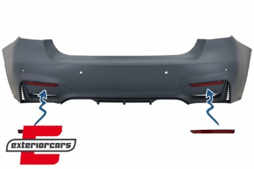 Katadiopteri za zadnji branik M3 Sport dizajn / BMW serije 3 F30 (2011-2019), RBRBMF30M3