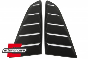 Klasični četvrtasti bočni prozorski poklopci (mat crna) / Ford Mustang Mk6 VI (2015-2022), 41495