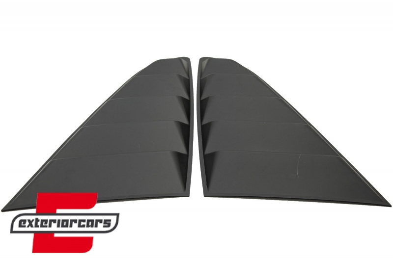 Klasični četvrtasti bočni prozorski poklopci (mat crna) / Ford Mustang Mk6 VI (2015-2022), 41495