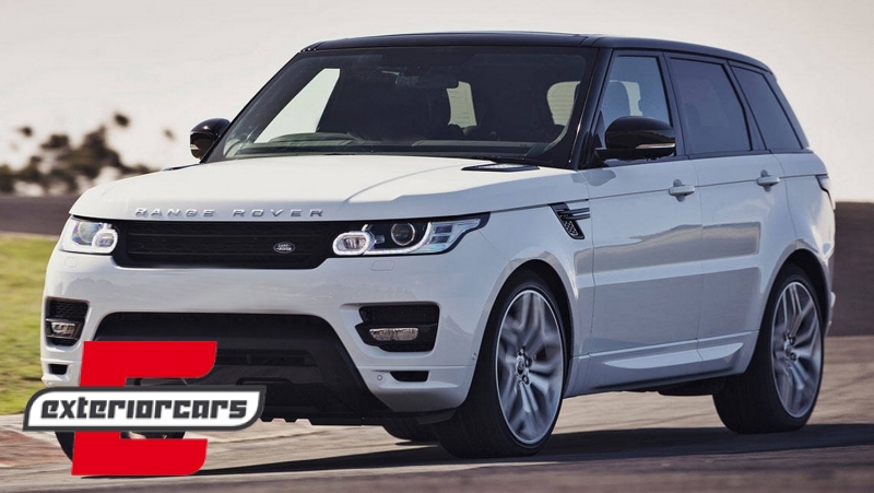 Klizna ploča prednjeg branika (piano crna) / Land Rover RANGE ROVER SPORT L494 (2013-2017), LBR14013