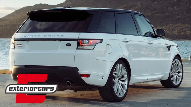 Klizna ploča zadnjeg branika (piano crna) / Land Rover Range Rover Sport L494 (2013-2017), LBR14026