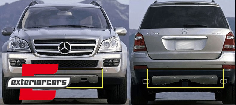 Klizne ploče off road / Mercedes GL-klasa X164 (2006-2009), SPMBX164