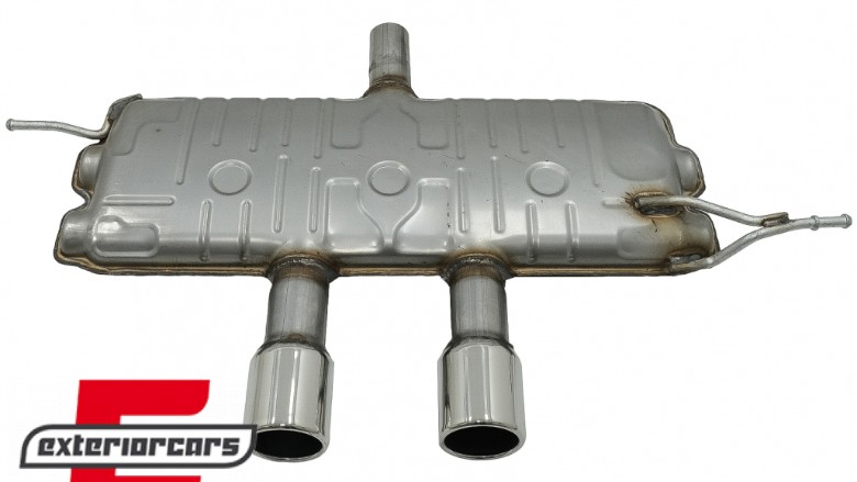 Kompletan ispušni sustav R32 R20 dizajn (chrome) / VW Golf 5 R32 (2003-2007) Golf 6 R20 (2008-2013), ESVWG5R32