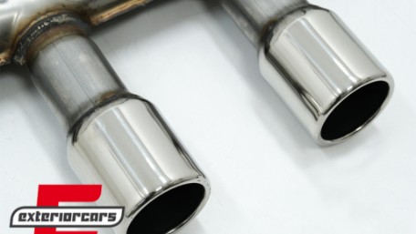 Kompletan ispušni sustav R32 R20 dizajn (chrome) / VW Golf 5 R32 (2003-2007) Golf 6 R20 (2008-2013), ESVWG5R32