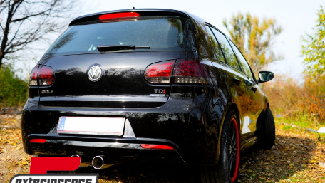 Kompletan ispušni sustav R32 R20 dizajn (chrome) / VW Golf 5 R32 (2003-2007) Golf 6 R20 (2008-2013), ESVWG5R32
