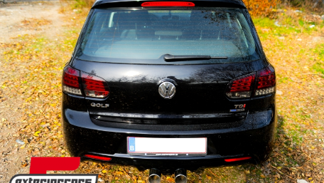 Kompletan ispušni sustav R32 R20 dizajn (chrome) / VW Golf 5 R32 (2003-2007) Golf 6 R20 (2008-2013), ESVWG5R32