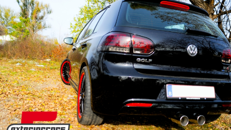 Kompletan ispušni sustav R32 R20 dizajn (chrome) / VW Golf 5 R32 (2003-2007) Golf 6 R20 (2008-2013), ESVWG5R32