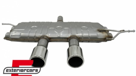 Kompletan ispušni sustav R32 R20 dizajn (chrome) / VW Golf 5 R32 (2003-2007) Golf 6 R20 (2008-2013), ESVWG5R32