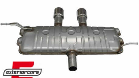 Kompletan ispušni sustav R32 R20 dizajn (chrome) / VW Golf 5 R32 (2003-2007) Golf 6 R20 (2008-2013), ESVWG5R32