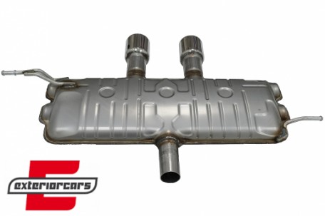 Kompletan ispušni sustav R32 R20 dizajn (chrome) / VW Golf 5 R32 (2003-2007) Golf 6 R20 (2008-2013), ESVWG5R32