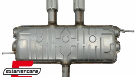 Kompletan ispušni sustav R32 R20 dizajn (chrome) / VW Golf 5 R32 (2003-2007) Golf 6 R20 (2008-2013), ESVWG5R32