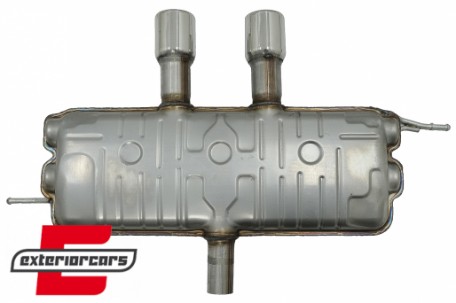Kompletan ispušni sustav R32 R20 dizajn (chrome) / VW Golf 5 R32 (2003-2007) Golf 6 R20 (2008-2013), ESVWG5R32