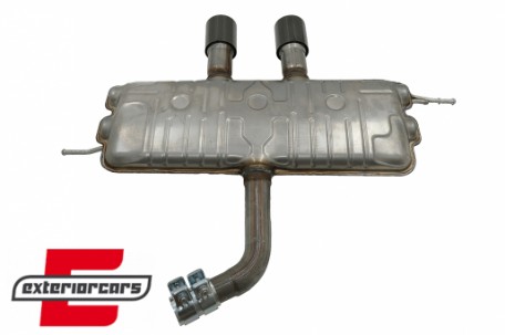 Kompletan ispušni sustav R32 R20 dizajn (piano crna) / VW Golf 5 R32 (2003-2007) Golf 6 R20 (2008-2013), ESVWG5R32PB