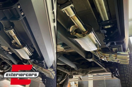 Kompletan ispušni sustav s Valvetronicom (chrome) / Mercedes G-klasa W463 (2009-2018) G500 G55 G63 G65, ESMBW463S1