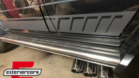Kompletan ispušni sustav s Valvetronicom (chrome) / Mercedes G-klasa W463 (2009-2018) G500 G55 G63 G65, ESMBW463S1