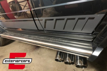 Kompletan ispušni sustav s Valvetronicom (chrome) / Mercedes G-klasa W463 (2009-2018) G500 G55 G63 G65, ESMBW463S1