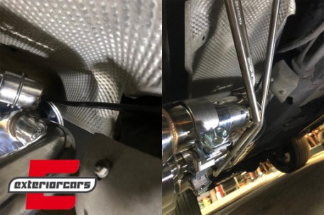 Kompletan ispušni sustav s Valvetronicom (chrome) / Mercedes G-klasa W463 (2009-2018) G500 G55 G63 G65, ESMBW463S1