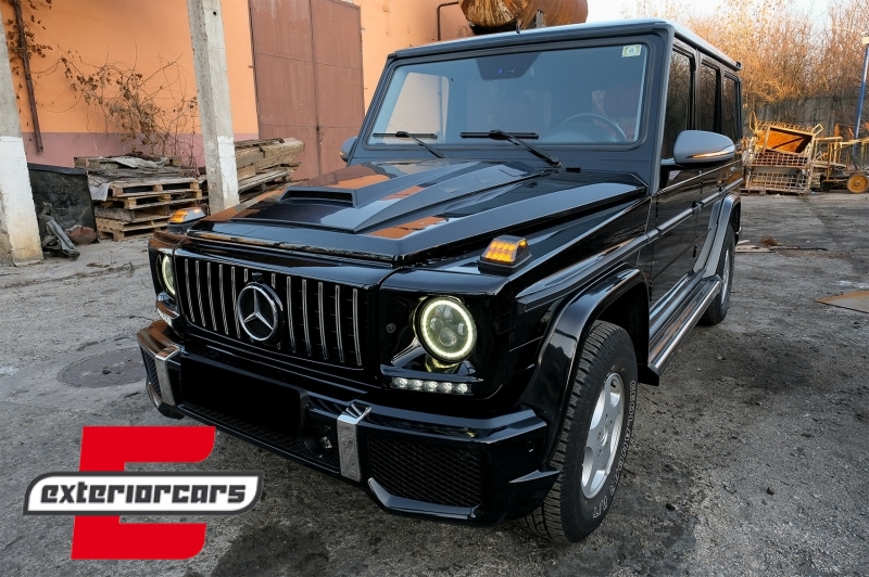 Kompletni retrovizori Dinamički žmigavci 2018 Facelift dizajn / MERCEDES G-klasa W463 (1989-2017), CMAMBW463NL