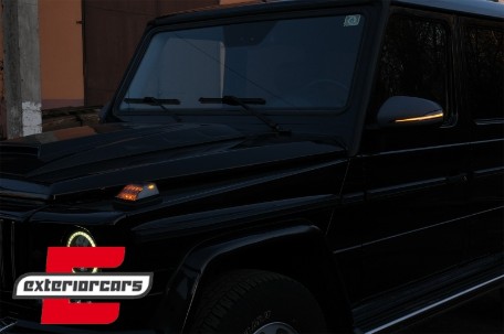 Kompletni retrovizori Dinamički žmigavci 2018 Facelift dizajn / MERCEDES G-klasa W463 (1989-2017), CMAMBW463NL
