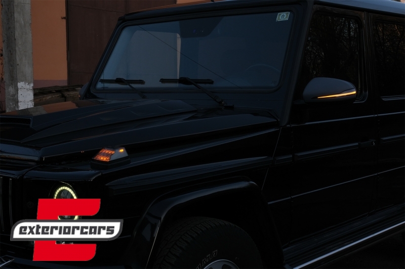 Kompletni retrovizori Dinamički žmigavci 2018 Facelift dizajn / MERCEDES G-klasa W463 (1989-2017), CMAMBW463NL