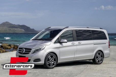 Krovne šine (aluminij) / Mercedes V-klasa W447 (2014-) KRATKA verzija (SWB), RRMBW447SWB