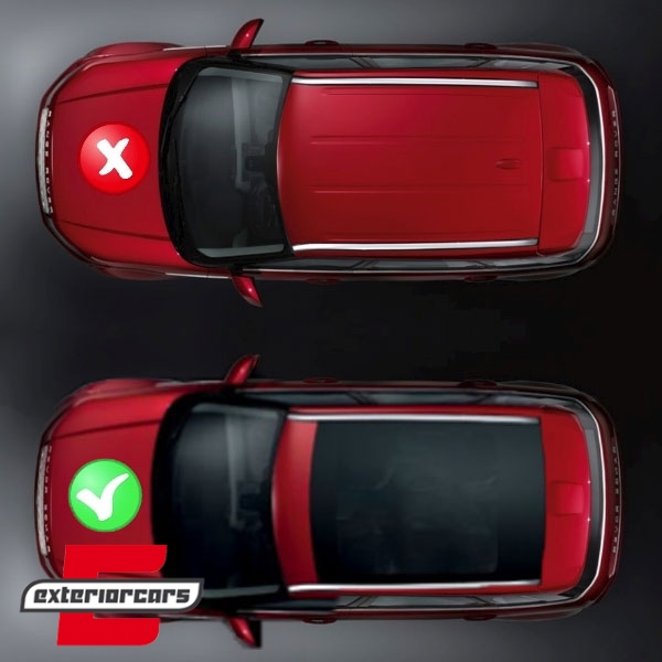 Krovne šine (piano crna) / Land Range Rover Evoque L538 (2011-2018), RRRR03B