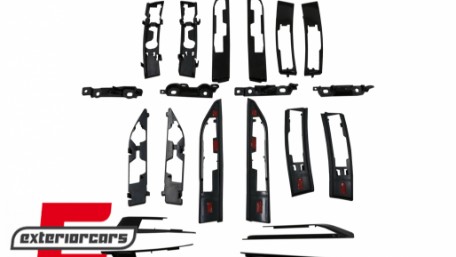 Krovni nosači dekorativni (sjajni aluminij) / Land Range Rover Evoque L538 (2011-2018), RRRR03DY