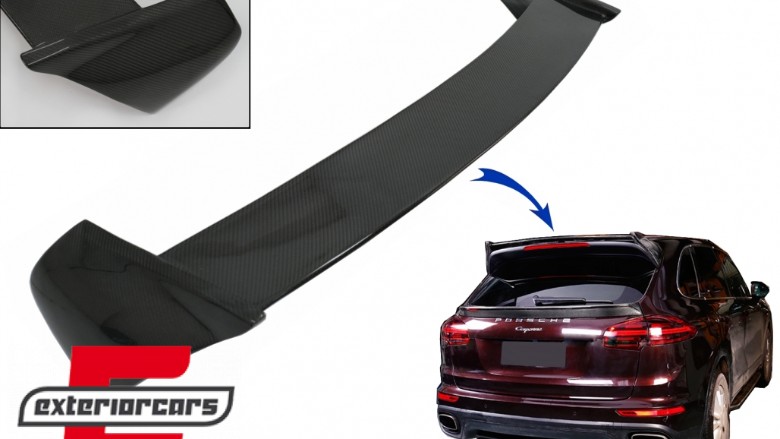 Krovni spojler (carbon) / Porsche Cayenne 958 II SUV (2015-2017), TSPOCY02CF