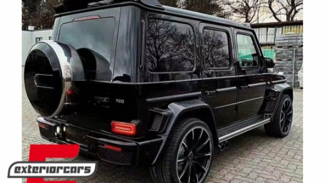 Krovni spojler G700 dizajn (pravi carbon) / Mercedes G-klasa Facelift W463 (2018-2022), RSMBW464CF