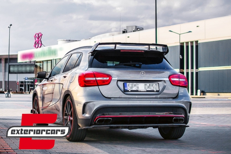 Krovni spojler GLA45 AMG dizajn (piano crna) / Mercedes GLA X156 (2014-2019), GCP-SW-MB-102