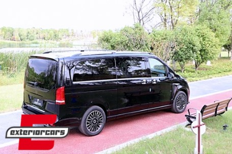 Krovni spojler (piano crna) / Mercedes V-klasa W447 (2014-04.2024) & EQV (2020-), RSMBW447BL