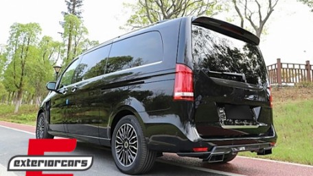 Krovni spojler (piano crna) / Mercedes V-klasa W447 (2014-04.2024) & EQV (2020-), RSMBW447BL