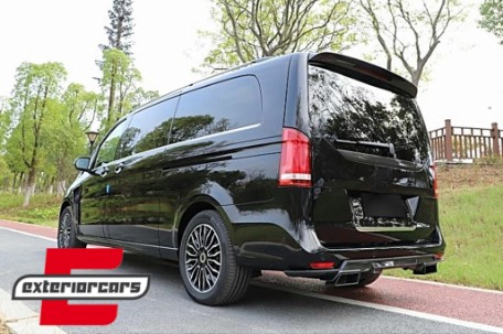 Krovni spojler (piano crna) / Mercedes V-klasa W447 (2014-04.2024) & EQV (2020-), RSMBW447BL