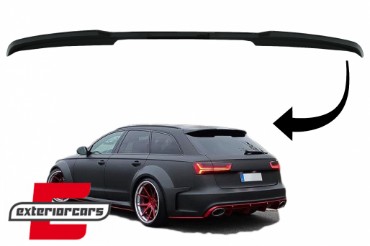 Krovni spojler RS6 dizajn (piano crna) / Audi A6 karavan 4G C7 (2011-2018), 42025SET
