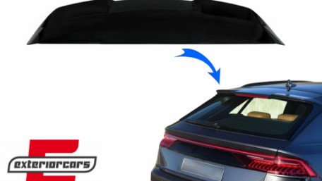 Krovni spojler RSQ8 dizajn (piano crna) / Audi Q8 SUV (2018-2023), RSAUQ8RSPB