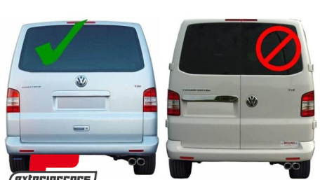 Krovni spojler Sportline dizajn / VW Transporter Multivan Caravelle T5 T5.1 Facelift (2003-2015), 5111168