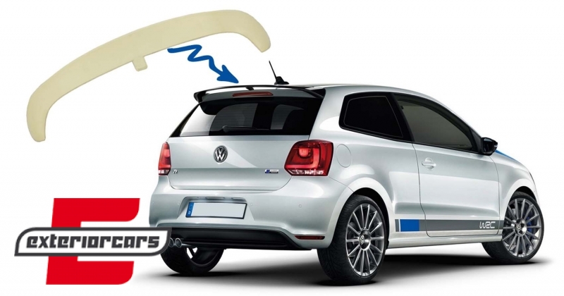 Krovni spojler WRC dizajn / VW Polo 6R 6C Mk6 (2009-2017), TSVWPO6RWRC
