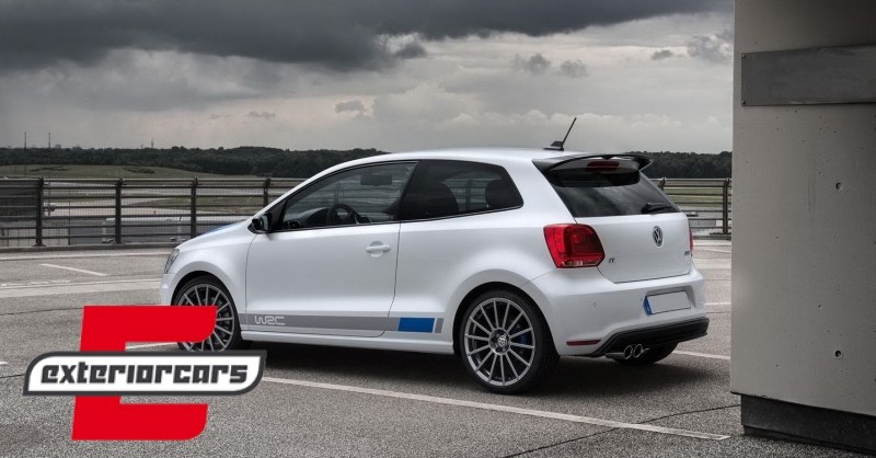 Krovni spojler WRC dizajn / VW Polo 6R 6C Mk6 (2009-2017), TSVWPO6RWRC