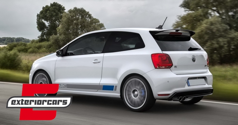 Krovni spojler WRC dizajn / VW Polo 6R 6C Mk6 (2009-2017), TSVWPO6RWRC