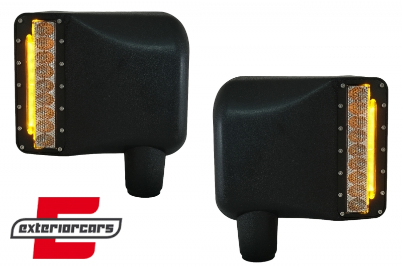 Kućišta bočnih retrovizora sa LED svjetlima & žmigavcima / JEEP Wrangler JK Rubicon (2007-2016), CMAJEWJK