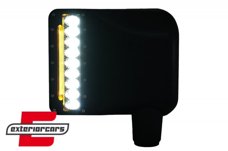 Kućišta bočnih retrovizora sa LED svjetlima & žmigavcima / JEEP Wrangler JK Rubicon (2007-2016), CMAJEWJK